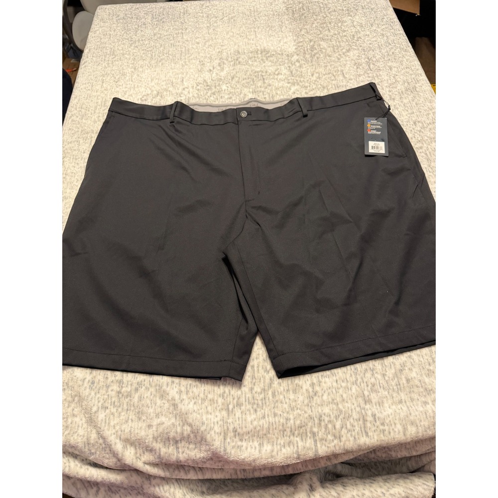 Walter Hagen Mens 52 Big Tall Hagen Short Black Golf Performance Shorts NWT